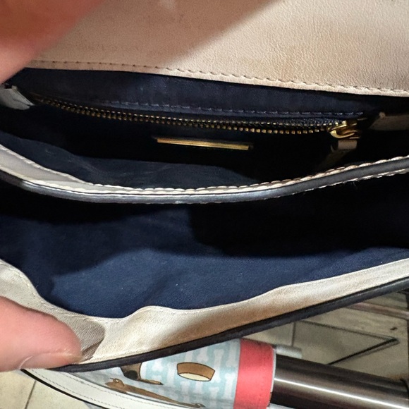 Tory Burch White and Gold Mini Bag - Picture 13 of 16